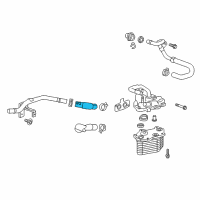 OEM 2018 Cadillac CT6 Inlet Hose Diagram - 23388928