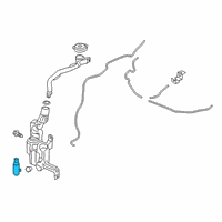 OEM 2021 Honda Civic Motor Washer Diagram - 76806-TGG-E01