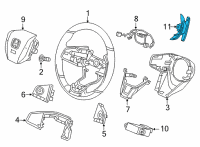 OEM 2017 Honda Civic Sw Assy, Paddle L Diagram - 78565-TEA-A81ZA