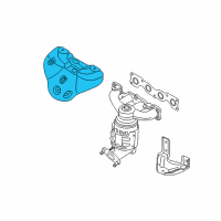 OEM Hyundai Protector-Heat Diagram - 28525-2G710