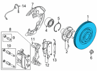 OEM 2022 Ford Maverick ROTOR ASY - BRAKE Diagram - NZ6Z-1125-C