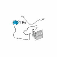 OEM 2007 Jeep Grand Cherokee COMPRES0R-Air Conditioning Diagram - 55116835AF