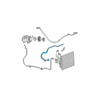 OEM 2007 Jeep Grand Cherokee Line-A/C Discharge Diagram - 55116710AE