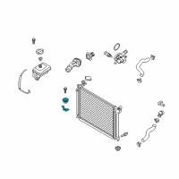 OEM Kia K5 Bracket Assembly-RADIATO Diagram - 25333C1500