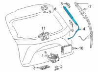 OEM Lexus NX350 UNIT ASSY, POWER BAC Diagram - 68910-78031