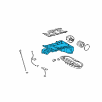 OEM 2011 Lexus IS350 Pan Sub-Assy, Oil Diagram - 12101-31101