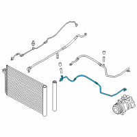 OEM BMW 528i Pressure Hose Assy Diagram - 64-53-9-253-595