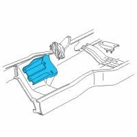 OEM 1994 Ford E-250 Econoline Engine Mount Diagram - F2UZ6029A