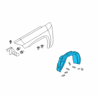 OEM 2007 Jeep Patriot Shield-Splash Diagram - 5116244AF