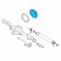 OEM 2017 Cadillac Escalade ESV Cover-Rear Axle Housing Diagram - 22951487