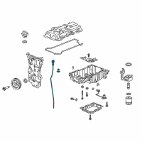 OEM 2017 Cadillac ATS Dipstick Diagram - 12654313