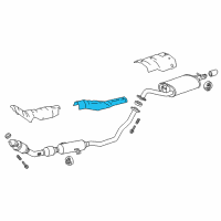 OEM Toyota Corolla Heat Shield Diagram - 58153-02230