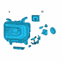 OEM 2019 GMC Sierra 1500 Composite Assembly Diagram - 84228370