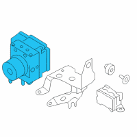 OEM 2012 Nissan Murano Aniti Skid Actuator And Ecu Assembly Diagram - 47660-1V41C