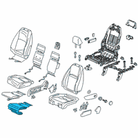 OEM 2022 Honda Odyssey Tci, R. FR. Seat Cushion Diagram - 81219-THR-A81