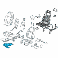 OEM Honda Odyssey Tci, R. FR. Seat Cushion Diagram - 81219-THR-A81