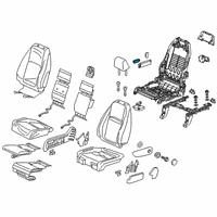 OEM Honda Accord Knob, Power *NH900L* (Slide) (DEEP BLACK) Diagram - 81251-TLA-A01ZA