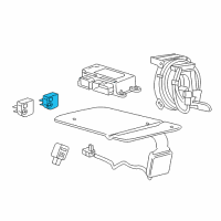 OEM 2018 Chevrolet Equinox Front Sensor Diagram - 84151432