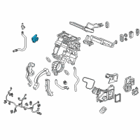 OEM Honda Passport Motor Assembly, Rear Temperature Diagram - 79350-TZ5-A41