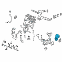 OEM 2019 Honda Ridgeline Motor Assembly, Temperature Passenger Diagram - 79170-TZ5-A41