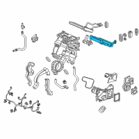 OEM 2018 Honda Ridgeline Evaporator Sub-Assembly Diagram - 80215-TG7-A41