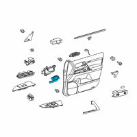 OEM 2017 Toyota Land Cruiser Handle, Inside Diagram - 69206-60160