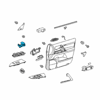 OEM 2018 Toyota Land Cruiser Window Switch Diagram - 84810-30220
