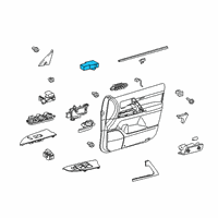 OEM 2019 Lexus LX570 Lamp Assembly, Interior Diagram - 81080-62010