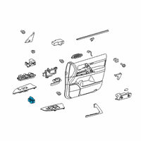 OEM 2017 Lexus CT200h Switch Assy, Door Control Diagram - 84930-60070