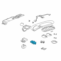 OEM 2002 Ford Excursion Dash Control Unit Diagram - YC3Z-19980-AA