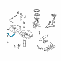 OEM BMW 528i Holding Strap Diagram - 16-11-1-184-911