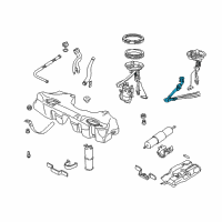 OEM BMW 530i Electric Fuel Pump Diagram - 16-11-6-752-839