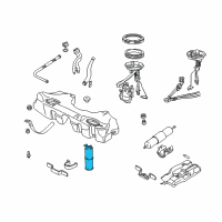 OEM 2001 BMW M5 Activated Charcoal Filter Diagram - 16-13-6-757-556
