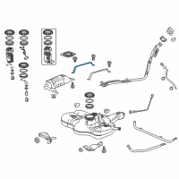 OEM 2019 Honda HR-V Band, Passenger Side Diagram - 17521-T7W-A00