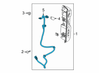 OEM Chevrolet Silverado 3500 HD Socket & Wire Diagram - 84574261