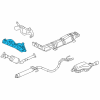 OEM 2008 Chevrolet Cobalt Exhaust Manifold Diagram - 12606689