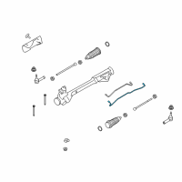 OEM Ford Flex Connector Tube Diagram - 8G1Z-3A717-A
