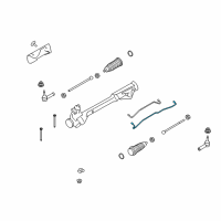 OEM 2011 Ford Taurus Connector Tube Diagram - 8G1Z-3A717-A