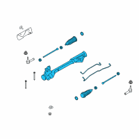 OEM 2010 Ford Taurus Gear Assembly Diagram - BG1Z-3504-BRM