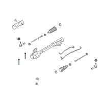 OEM 2009 Ford Flex Gear Assembly Mount Bolt Diagram - -W714159-S439