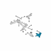 OEM Kia Rondo Carrier Assembly-Rear Axle Diagram - 527201D010