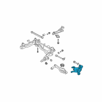 OEM 2008 Kia Rondo Carrier Assembly-Rear Axle Diagram - 527201D010