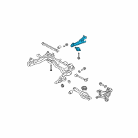 OEM Kia Rondo Arm Assembly-Rear Trailing Diagram - 552801D000