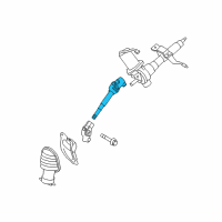 OEM 2011 Scion xD Intermed Shaft Diagram - 45260-52280