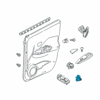 OEM 2020 Nissan Kicks Switch Assy-Power Window, Assist Diagram - 25411-5RL0A