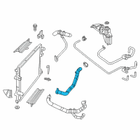 OEM 2019 Dodge Charger Hose-Radiator Outlet Diagram - 4598103AG