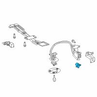 OEM 2019 Ram ProMaster 1500 Hold Down-Spare Tire Diagram - 68169692AA