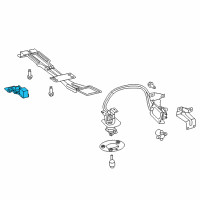 OEM 2017 Ram ProMaster 2500 Bracket-Spare Tire Diagram - 68135063AA