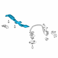 OEM 2017 Ram ProMaster 1500 Bracket-Spare Tire Diagram - 68169815AB