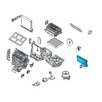 OEM 2022 Lincoln Aviator Heater Core Diagram - L1MZ-18476-AA